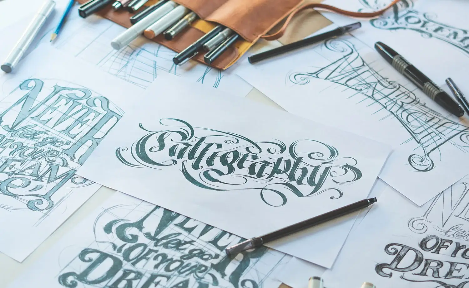 Handlettering Schriftarten kostenlos